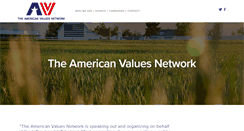 Desktop Screenshot of americanvaluesnetwork.org